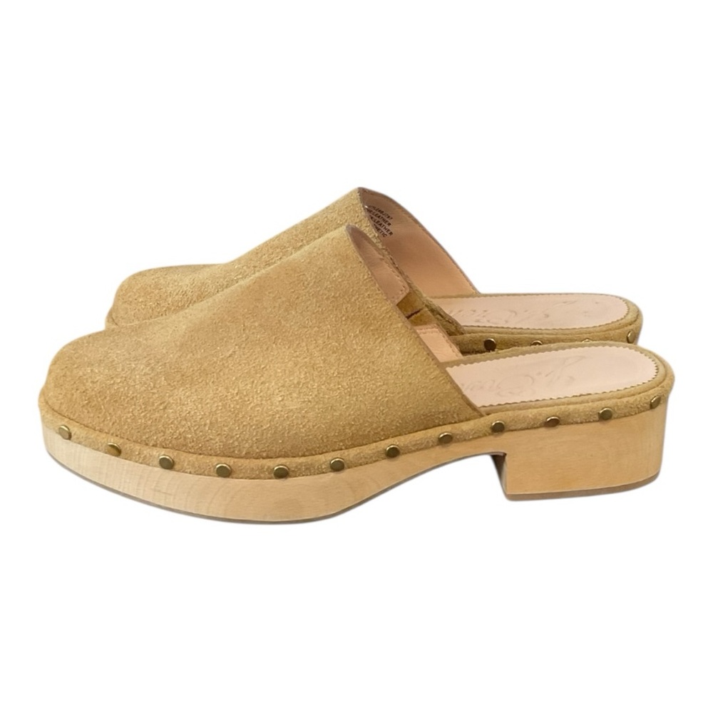 Women’s J.Crew Dakota clogs in suede, size 7.5